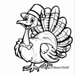 Thanksgiving Turkey Coloring Pages for Preschool 2