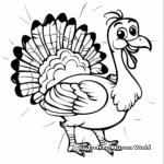 Thanksgiving Turkey Coloring Pages for Preschool 3