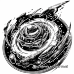 The Dark Nebula Beyblade Coloring Pages 2