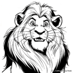 The Lion King Themed Coloring Pages 3