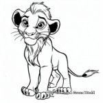 The Lion King Themed Coloring Pages 4
