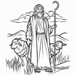 The Lord, My Guide: Coloring Pages 1