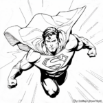 The Power of Superman: Superpowers Coloring Pages 2