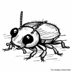 The Wonderful World of Bugs - Pre-K Coloring Pages 4