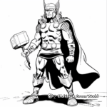 Thor With The Avengers Team Coloring Pages 4