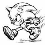 Thrilling Sonic vs. Shadow Battles Coloring Pages 2