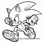 Thrilling Sonic vs. Shadow Battles Coloring Pages 3