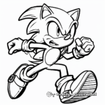 Thrilling Sonic vs. Shadow Battles Coloring Pages 4