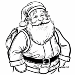 Timeless Santa Claus Coloring Pages 1