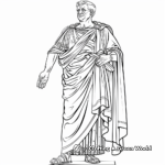 Páginas para colorear de Toga: Emperadores romanos Edición 4
