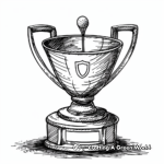 Tournament Trophy: Golf Championship Coloring Pages 1