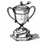 Tournament Trophy: Golf Championship Coloring Pages 2