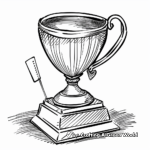 Tournament Trophy: Golf Championship Coloring Pages 4
