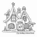 Toy Maker's House Christmas Coloring Pages 2