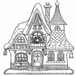 Toy Maker's House Christmas Coloring Pages 4