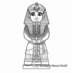 Traditional Pharaoh Coloring Pages 1