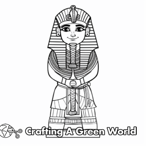 Pharaoh Coloring Pages - Free &amp; Printable!