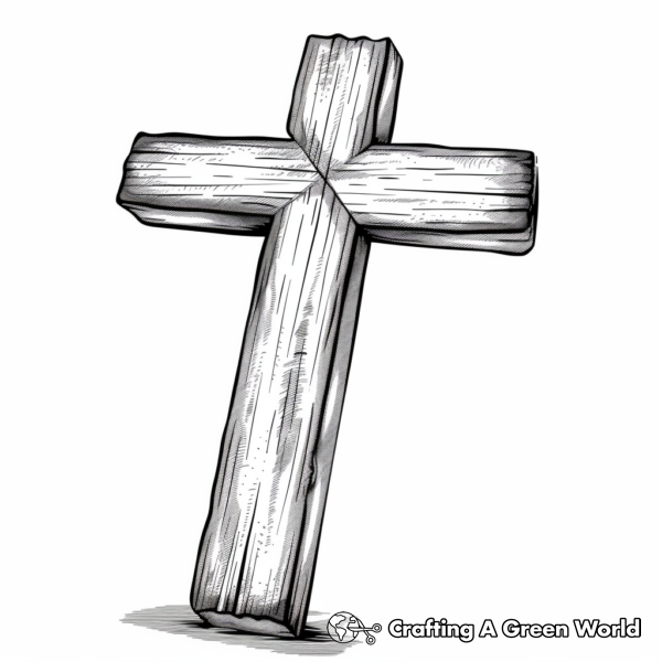 Easter Cross Coloring Pages - Free & Printable!