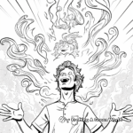 Transfiguration Coloring Pages: From Mortal to Divine 1