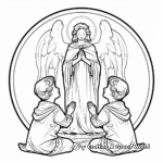 Transfiguration Moments Retold Coloring Pages 4