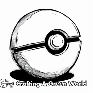 Pokeball Coloring Pages - Free &amp; Printable!