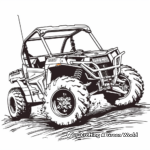 Utility Vehicle (UTV) Coloring Pages 3