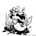 Vibrant Little Mermaid Coloring Pages 2