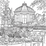 Victorian Gardens Coloring Pages 3
