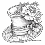 Victorian Hats and Accessories Coloring Pages 2