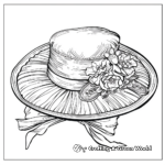 Victorian Hats and Accessories Coloring Pages 3