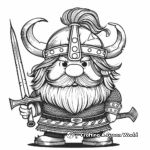 Viking Warrior Coloring Pages 2