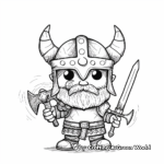 Viking Warrior Coloring Pages 3