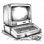 Vintage Personal Computer Coloring Pages 1