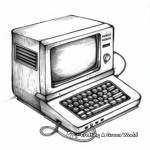 Vintage Personal Computer Coloring Pages 4