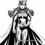 Vision and Wanda Scarlet Witch Love Duo Coloring Pages 2