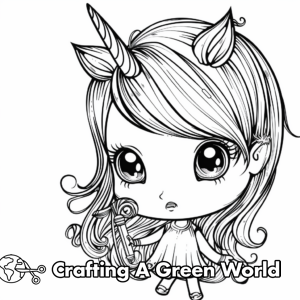 Chibi Coloring Pages - Free &amp; Printable!