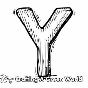 Letter Y Coloring Pages - Free &amp; Printable!