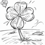 1. Charmingly Clover Good Luck Coloring Pages 1