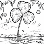 1. Charmingly Clover Good Luck Coloring Pages 2