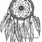 10. Dreamcatcher Good Luck Coloring Pages 1