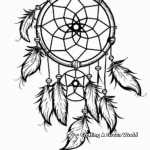 10. Dreamcatcher Good Luck Coloring Pages 3