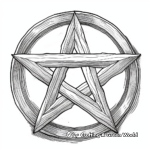 12. Good Luck Pentacle Coloring Pages 2