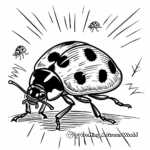 13. Lucky Ladybug Good Luck Coloring Pages 3