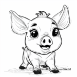 14. Piglet for Good Luck Coloring Pages 2