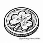 15. Lucky Coin Good Luck Coloring Pages 1