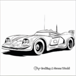 1989 Batmobile Movie Version Coloring Pages 2