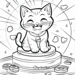 3. Fortune Cat Maneki-neko Good Luck Coloring Pages 4