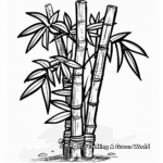 6. Lucky Bamboo Good Luck Coloring Pages 1