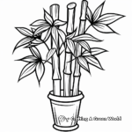 6. Lucky Bamboo Good Luck Coloring Pages 2