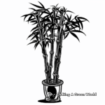 6. Lucky Bamboo Good Luck Coloring Pages 3